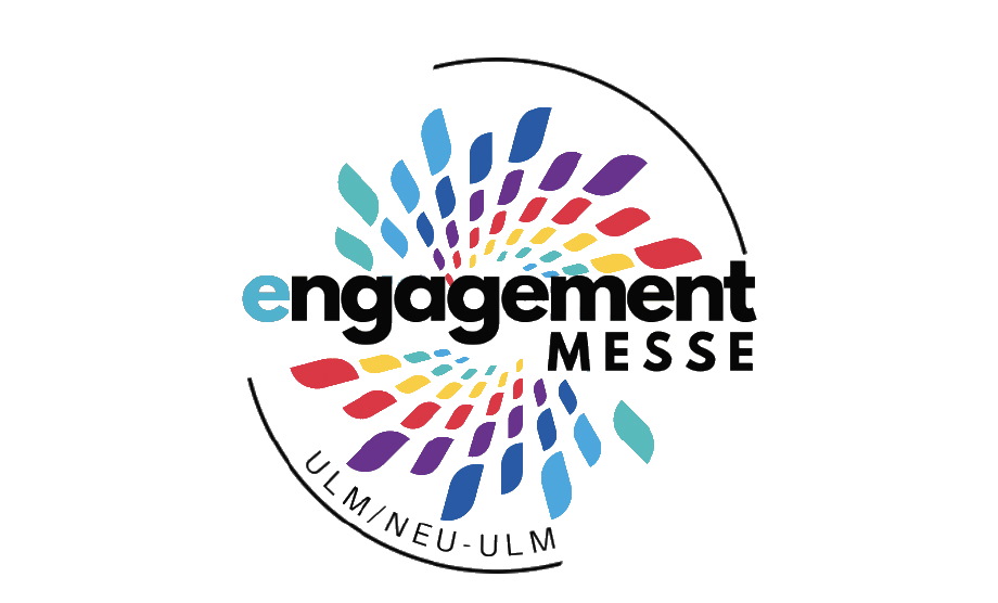 Logo der Engagementmesse mit dem gleichnamigen Schriftzug in einem Kreis mit vielen Farben
